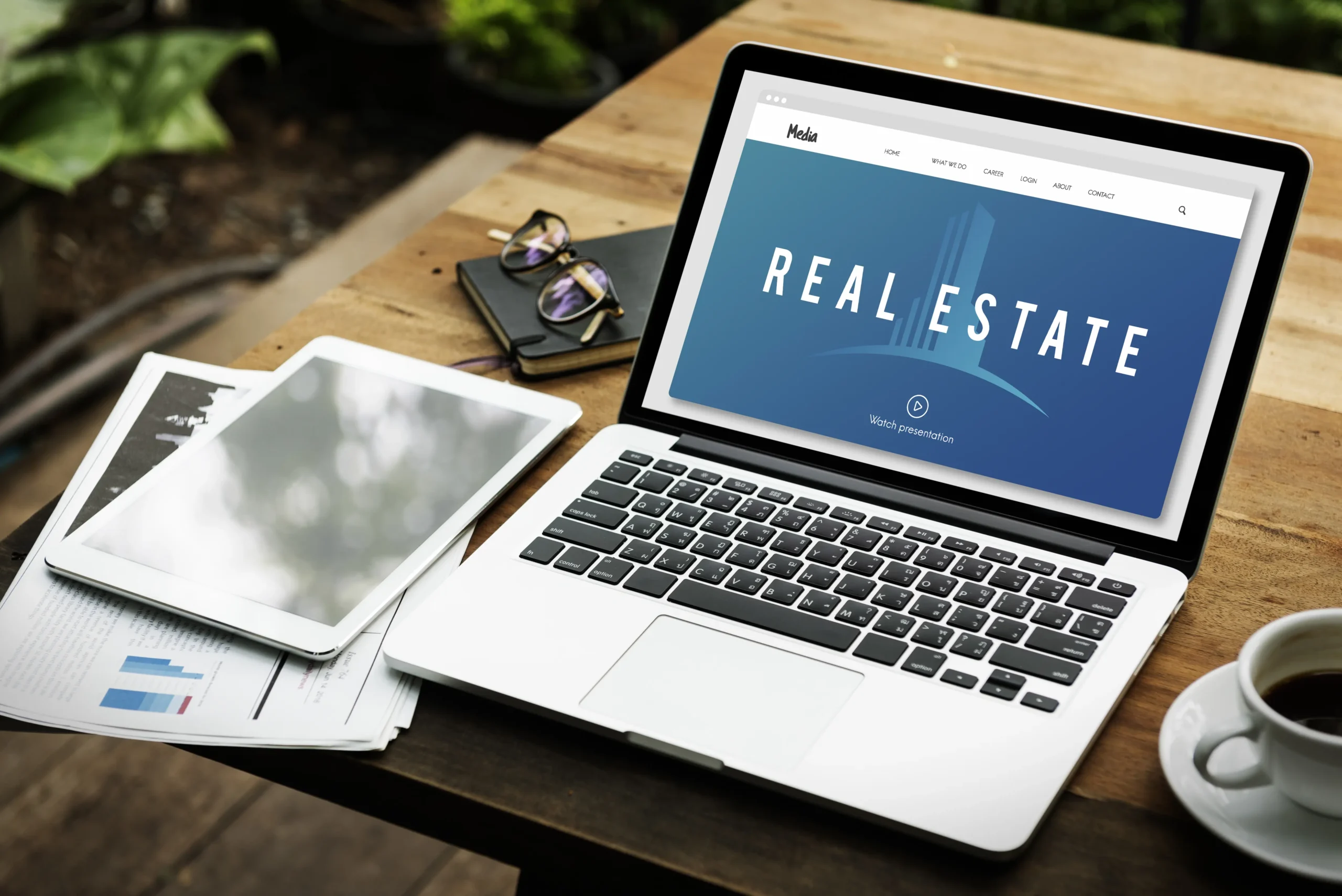 Real estate system template creation service